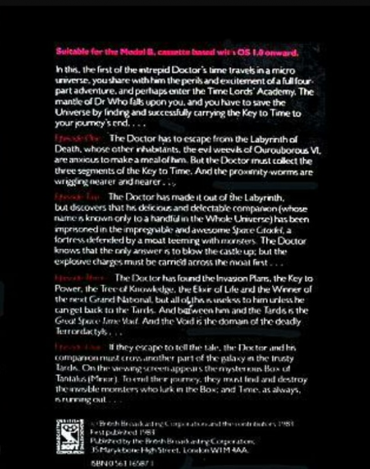 Doctor Who: The First Adventure - Dos