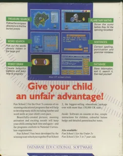 Fun School 3: for the over 7s dos