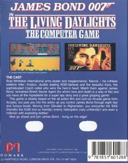 James Bond 007 In The Living Daylights - The Computer Game dos