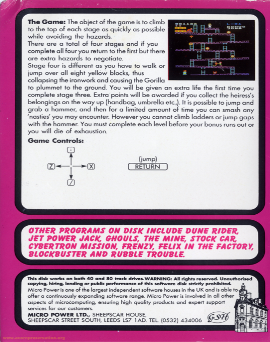 Killer Gorilla - Dos