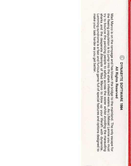 Lemming Syndrome - Dos