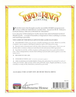 Lord of the Rings - Game One dos