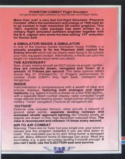 Phantom Combat Simulator dos