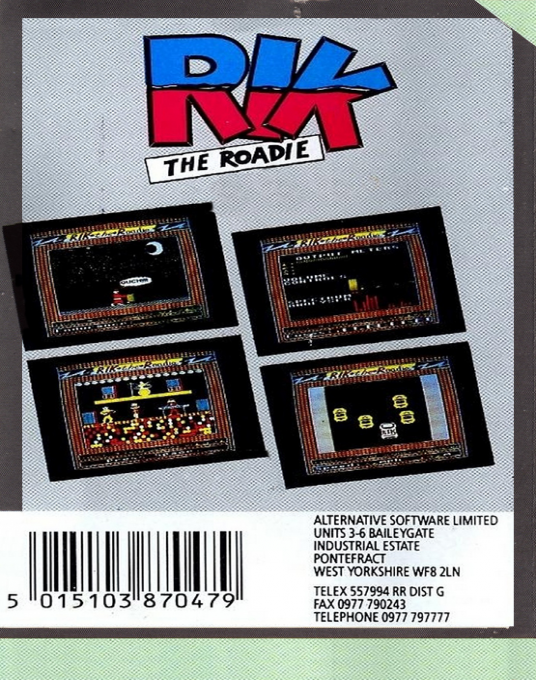 Rik The Roadie - Dos