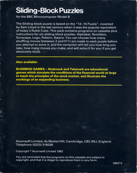 Sliding-Block Puzzles - Dos