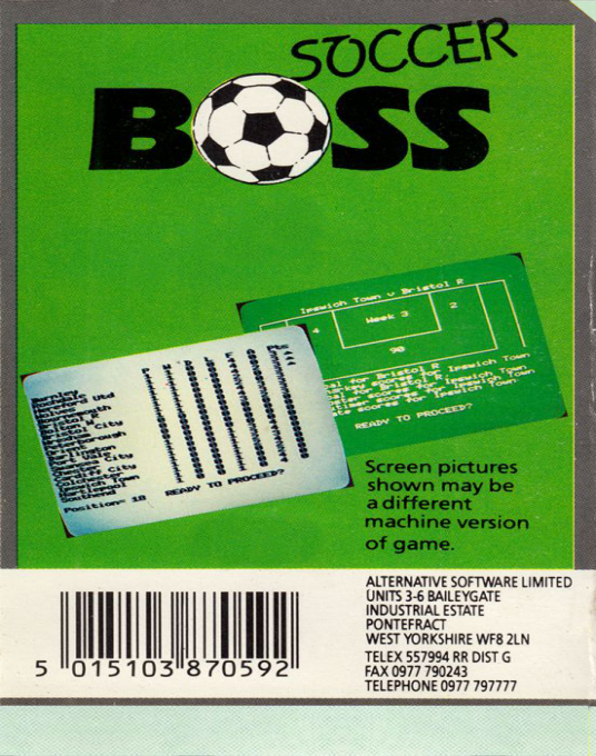 Soccer Boss - Dos
