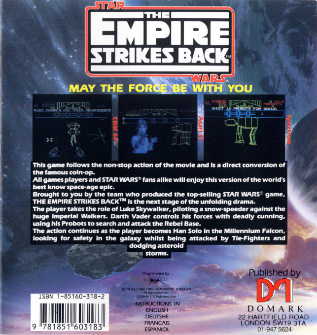 Star Wars - The Empire Strikes Back - Dos