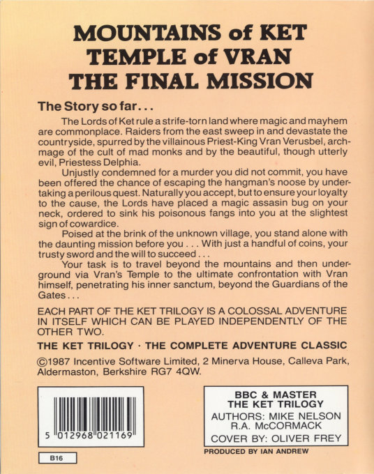 The Ket Trilogy - Dos