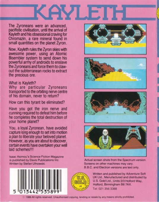 The Killing Of Kayleth - Dos