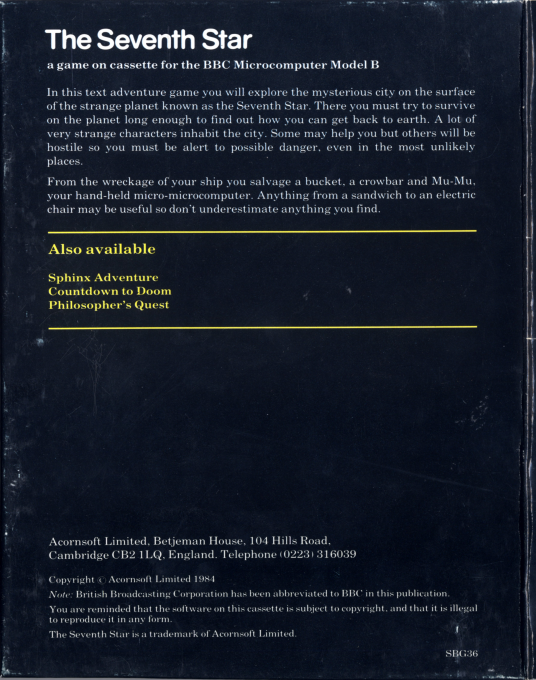 The Seventh Star - Dos