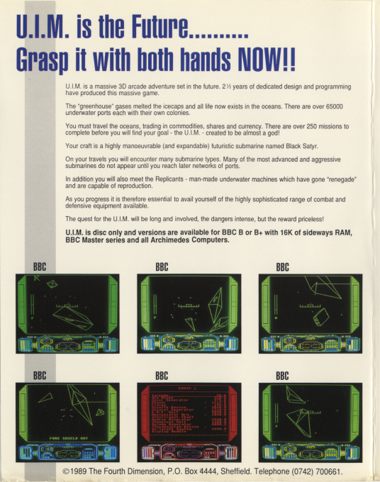 UIM: Ultra Intelligent Machine - Dos