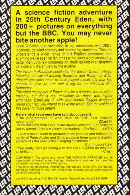 Worm In Paradise, The - Dos