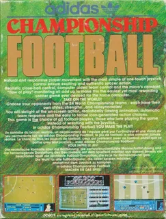 Adidas Championship Football dos