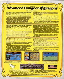Advanced Dungeons & Dragons : Hillsfar dos