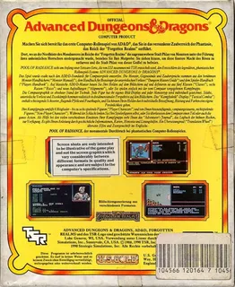 Advanced Dungeons & Dragons : Pool of Radiance dos
