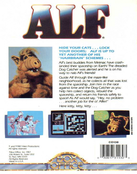 ALF : The First Adventure - Dos