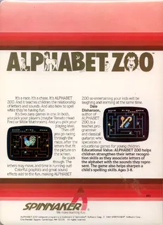 Alphabet Zoo dos