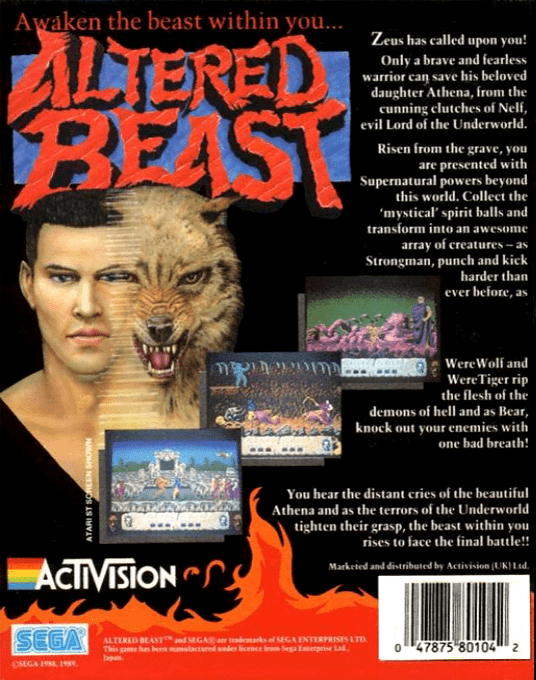 Altered Beast - Dos