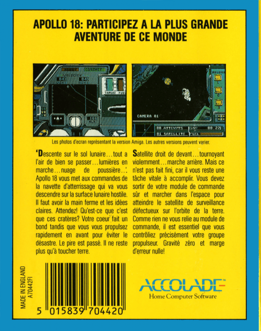 Apollo 18 : Mission to the Moon - Dos