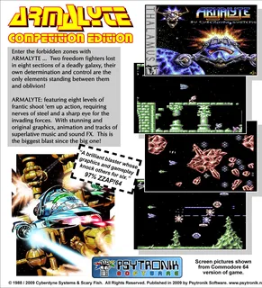 Armalyte : Competition Edition dos