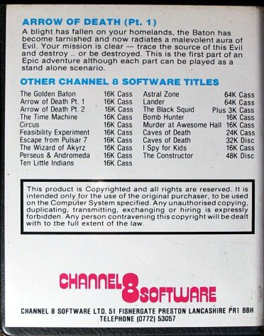 Arrow of Death : Part I - Dos