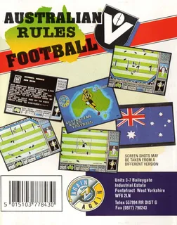 Australian Rules Football dos