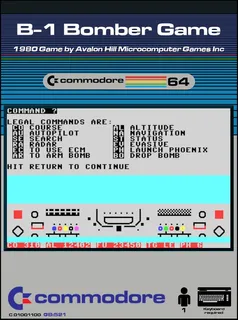 B-1 Bomber Game