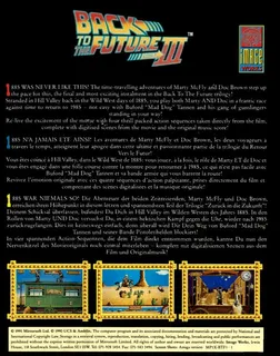 Back To The Future Part 3 dos