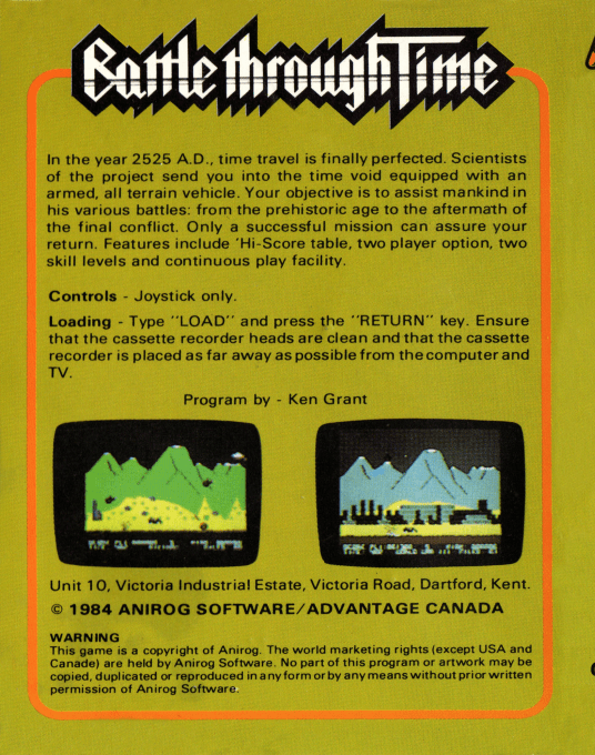 Battle Through Time - Dos