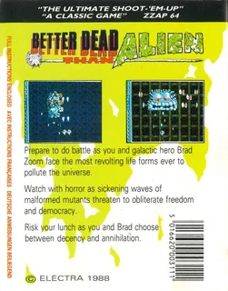 Better Dead Than Alien! dos