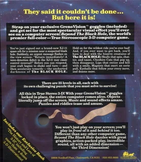 Beyond The Black Hole dos