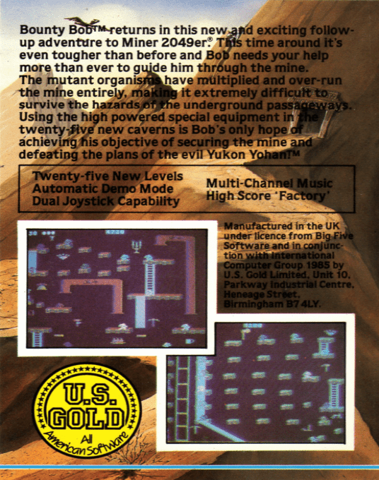 Bounty Bob Strikes Back! - Dos