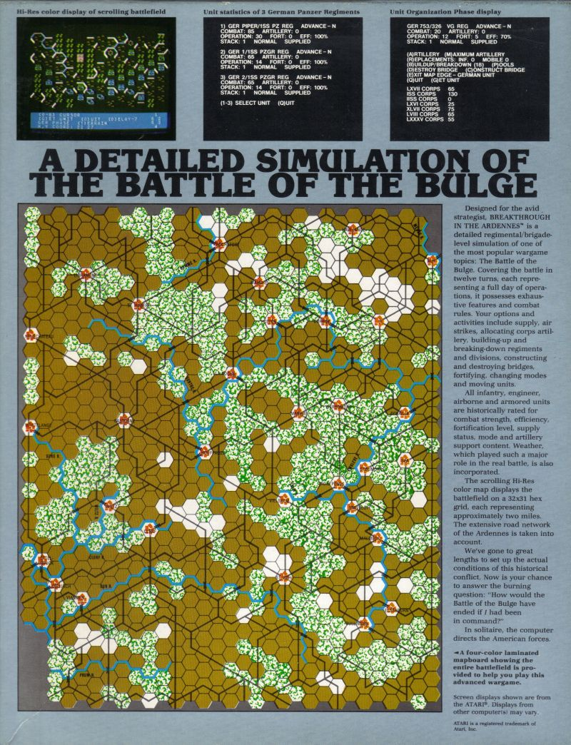 Breakthrough in the Ardennes - Dos
