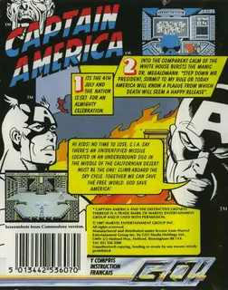 Captain America in the Doom Tube of Dr. Megalomann dos