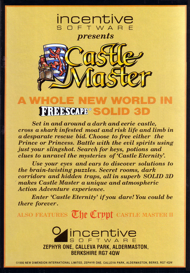 Castle Master 2 - The Crypt - Dos