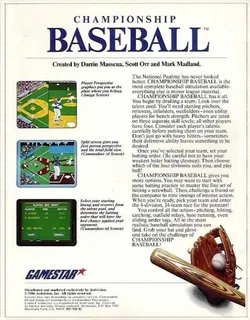 Championship Baseball dos