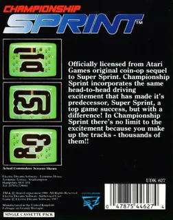 Championship Sprint dos