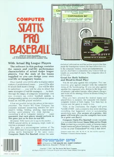 Computer Statis-Pro Baseball dos