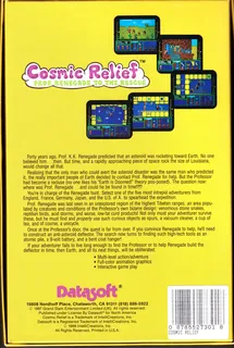 Cosmic Relief : Prof. Renegade to the Rescue dos