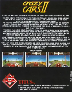 Crazy Cars II dos