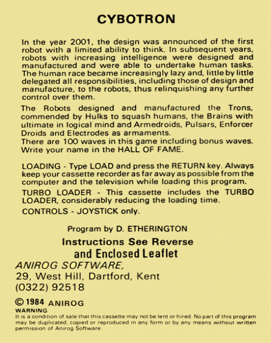 Cybotron - Dos
