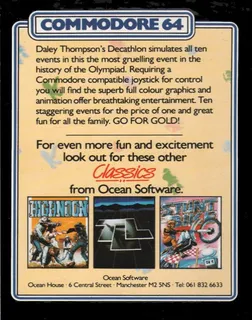 Daley Thompson's Decathlon dos