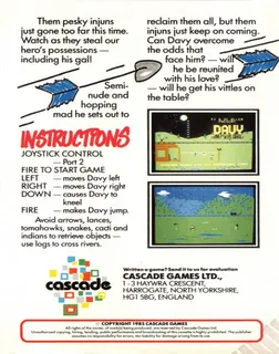 Davy : King of the Wild Frontier dos