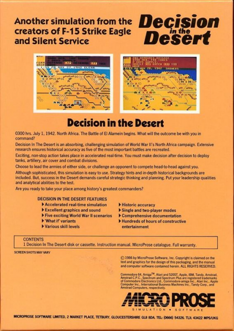 Decision in the Desert - Dos