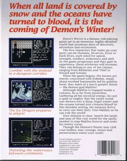 Demon's Winter dos
