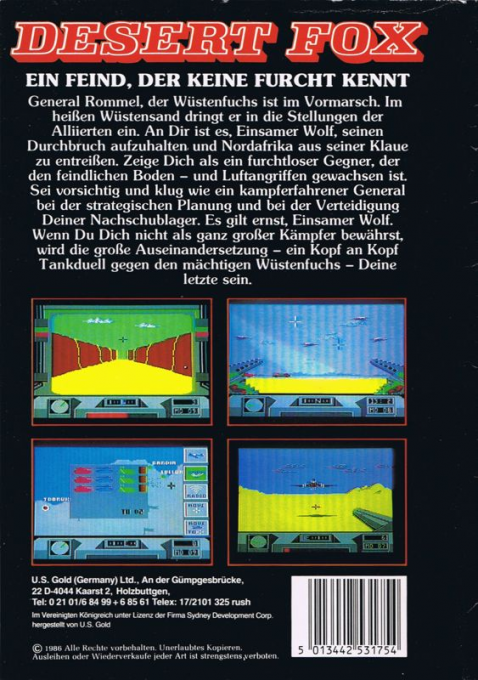 Desert Fox - Dos