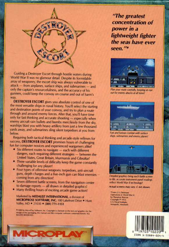 Destroyer Escort - Dos