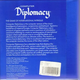 Diplomacy dos
