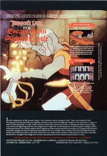 Dragon's Lair Part II - Escape from Singe's Castle dos
