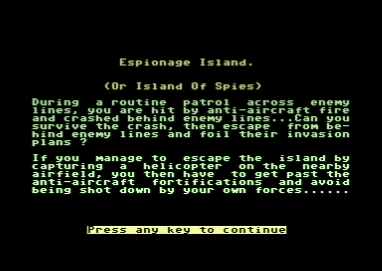 Espionage (Deekster Productions)